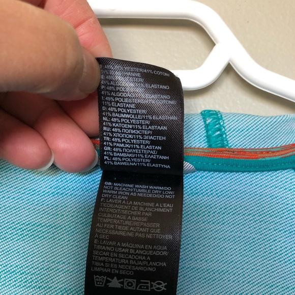 The North Face Teal hoodie Teal Size Medium - Picture 6 of 6